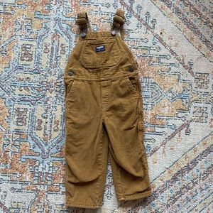 OshKosh Boy Corduroy Lined Overalls Size 2T